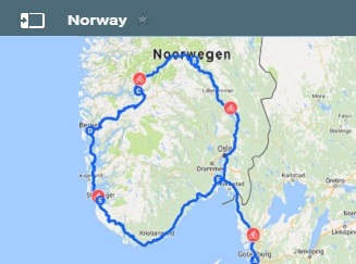 motorbike route Norway
