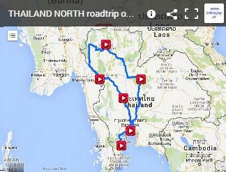 motorbike route north Thailand