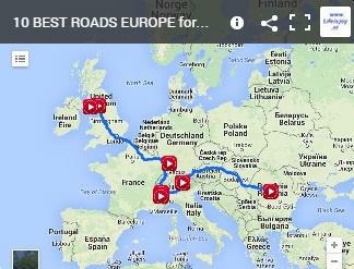 motorbike route top 10 best roads EU